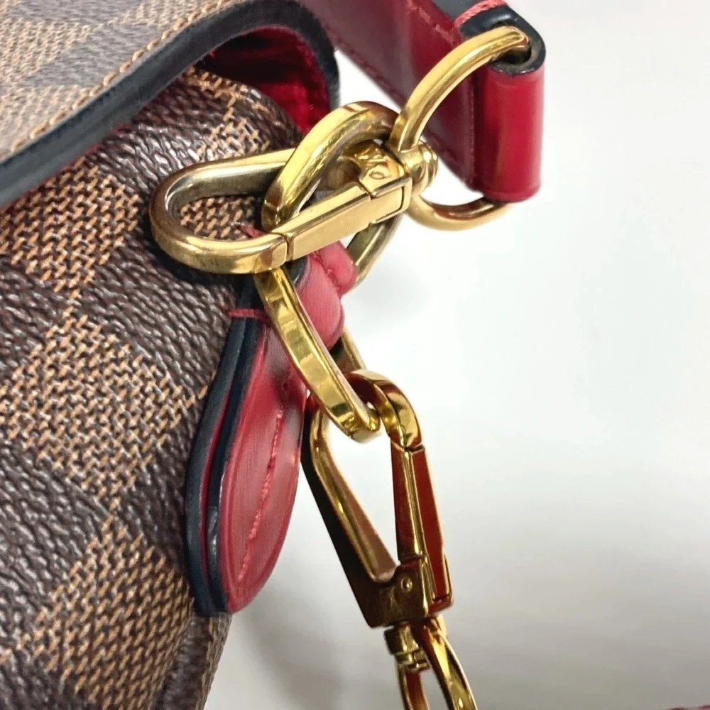 LOUIS VUITTON Brown Damier Canvas Shoulder Bag